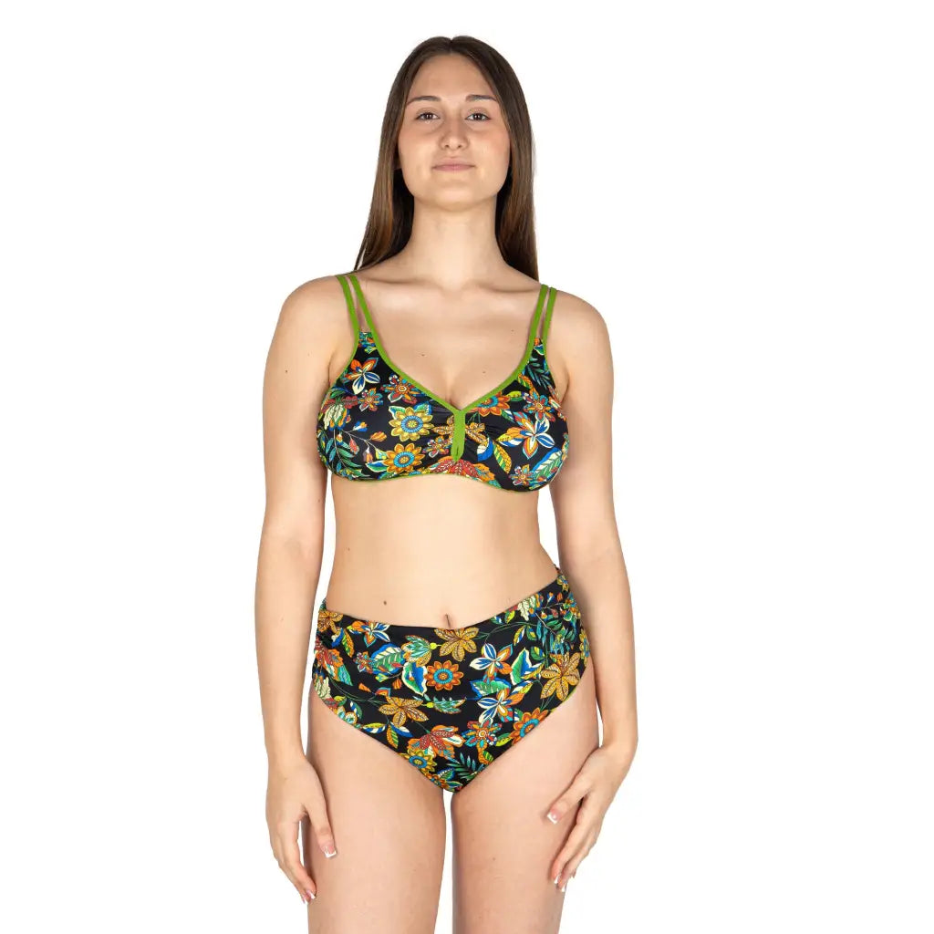 GIADAMARINA | BIKINI INBOTTITO CON SCOLLO GOCCIA SENZA