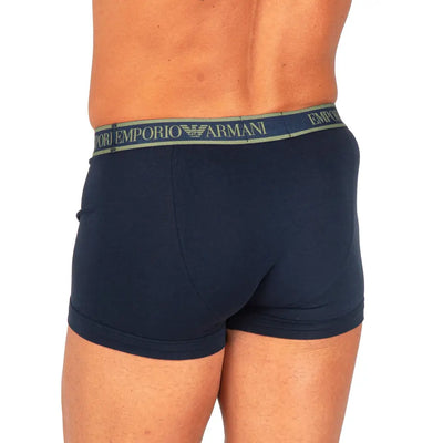 EMPORIO ARMANI | BOXER IN COTONE ELASTICIZZATO CON ELASTICO