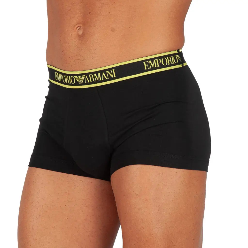 EMPORIO ARMANI | BOXER IN COTONE ELASTICIZZATO CON ELASTICO