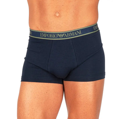 EMPORIO ARMANI | BOXER IN COTONE ELASTICIZZATO CON ELASTICO