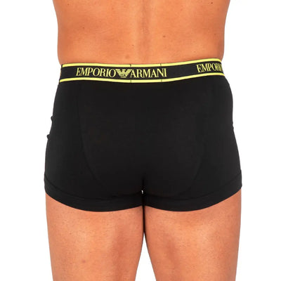 EMPORIO ARMANI | BOXER IN COTONE ELASTICIZZATO CON ELASTICO