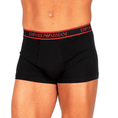 EMPORIO ARMANI | BOXER IN COTONE ELASTICIZZATO CON ELASTICO