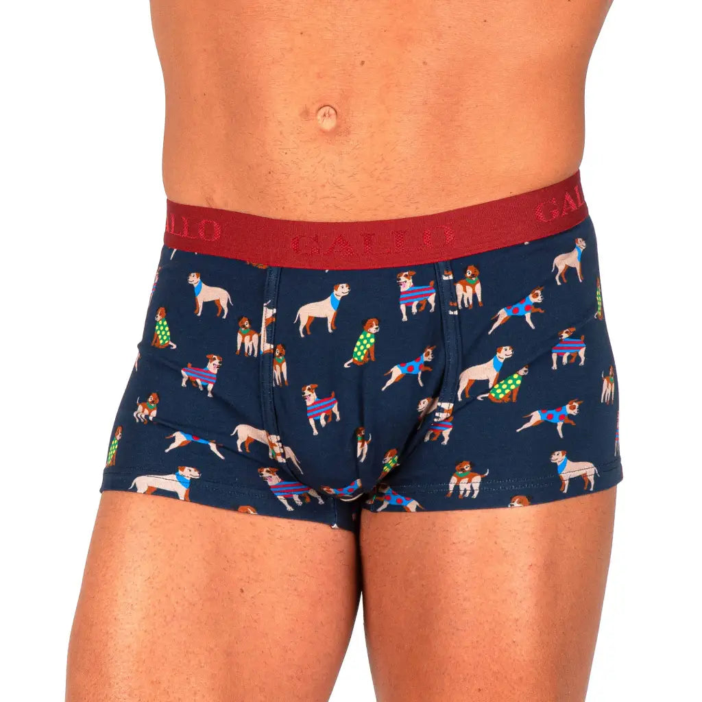 GALLO | Boxer uomo in cotone elasticizzato in fantasia