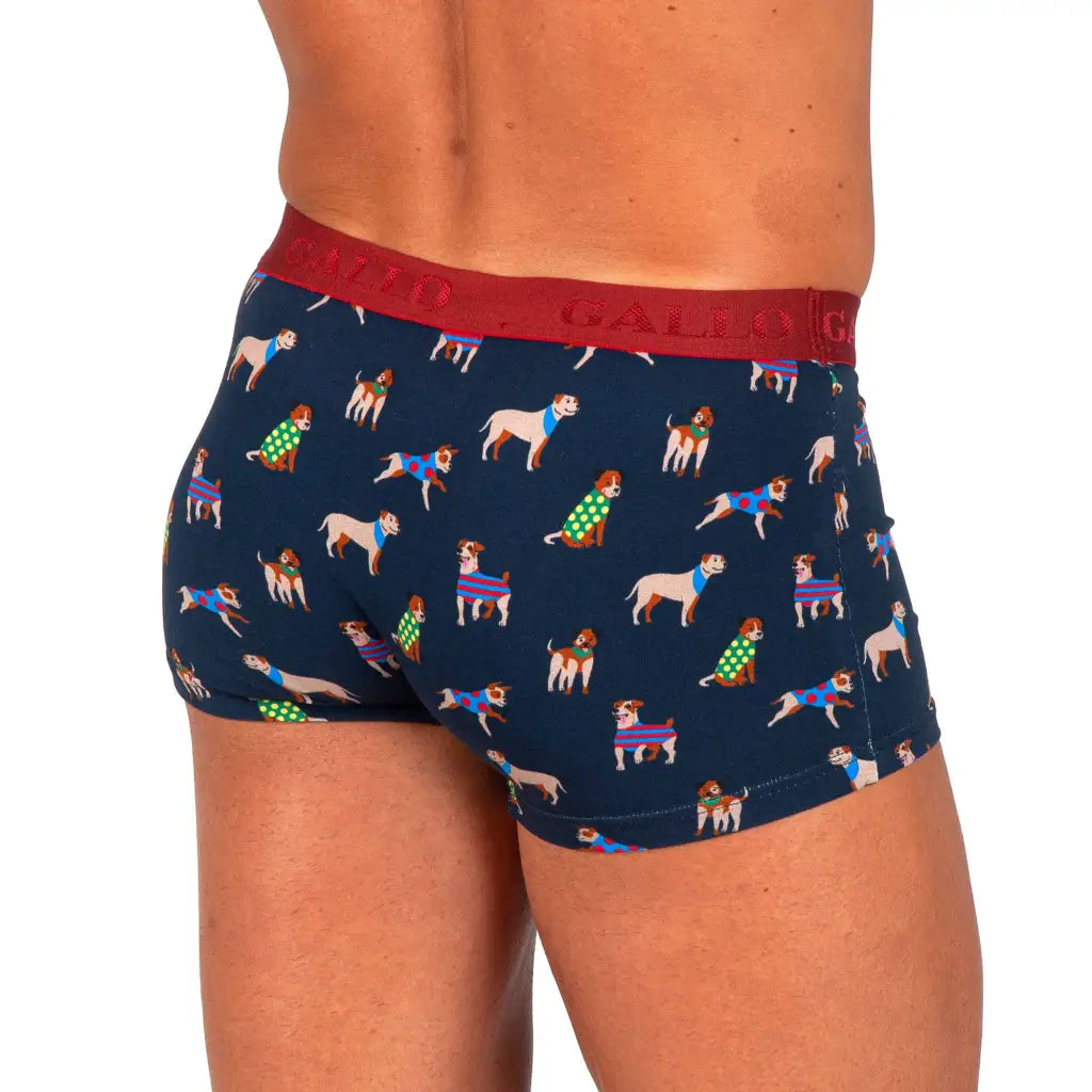 GALLO | Boxer uomo in cotone elasticizzato in fantasia