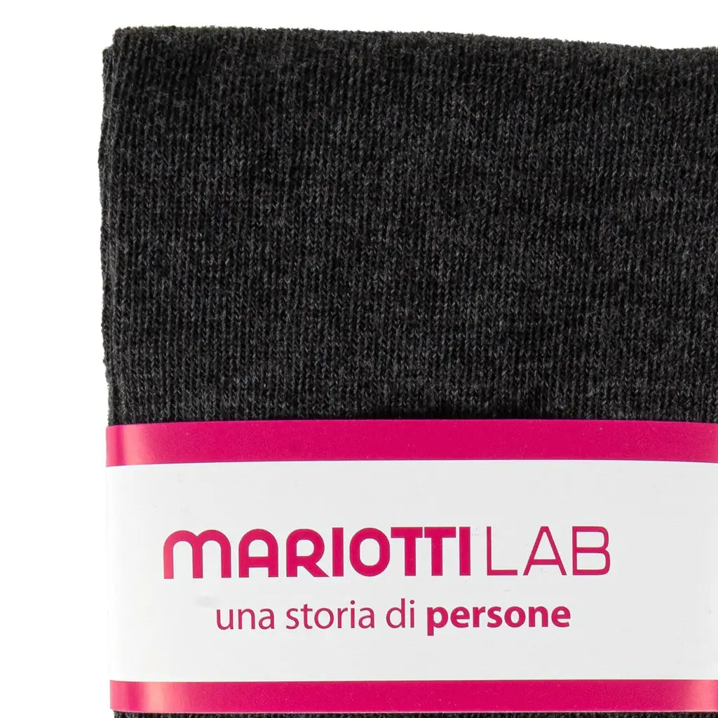 MARIOTTI LAB | CALZINO LUNGO IN TINTA UNITA IN CALDO COTONE