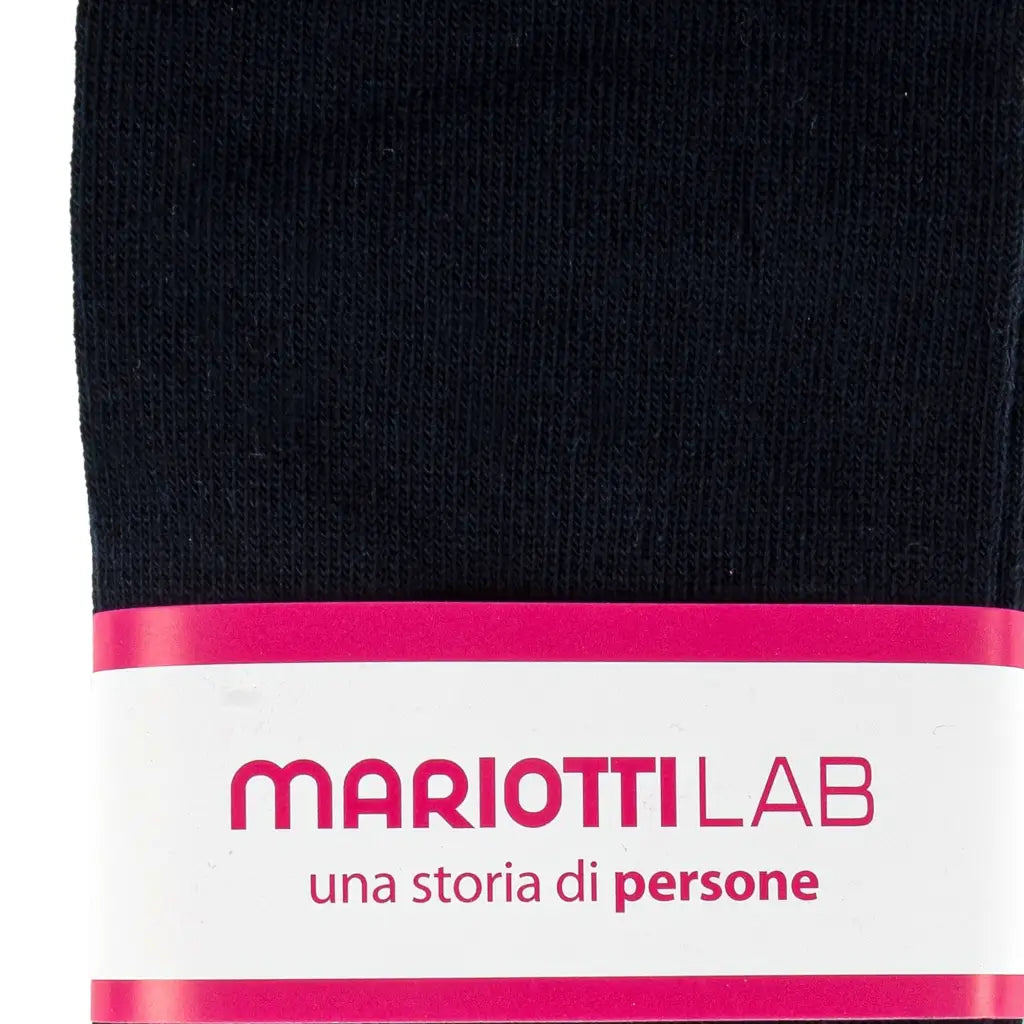 MARIOTTI LAB | CALZINO LUNGO IN TINTA UNITA IN CALDO COTONE