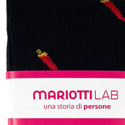 MARIOTTI LAB | CALZINO LUNGO UOMO IN CALDO COTONE