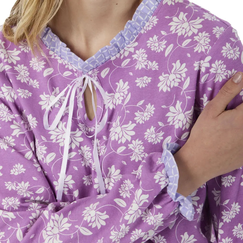 BRILLIAMO | Camicia da notte donna a serafino in caldo