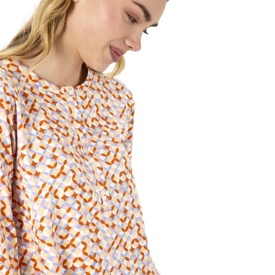 BRILLIAMO | Camicia da notte donna a serafino a manica