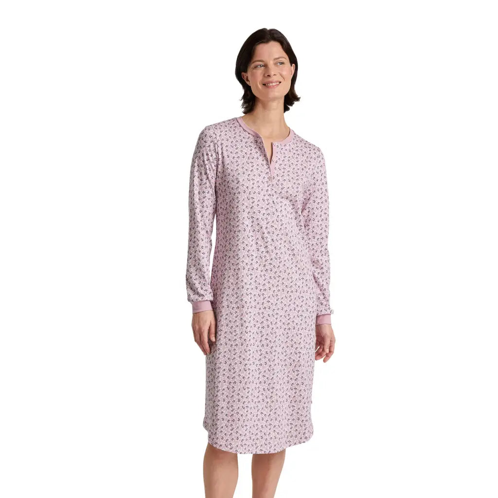 CALIDA | Camicia da notte da donna a serafino a manica