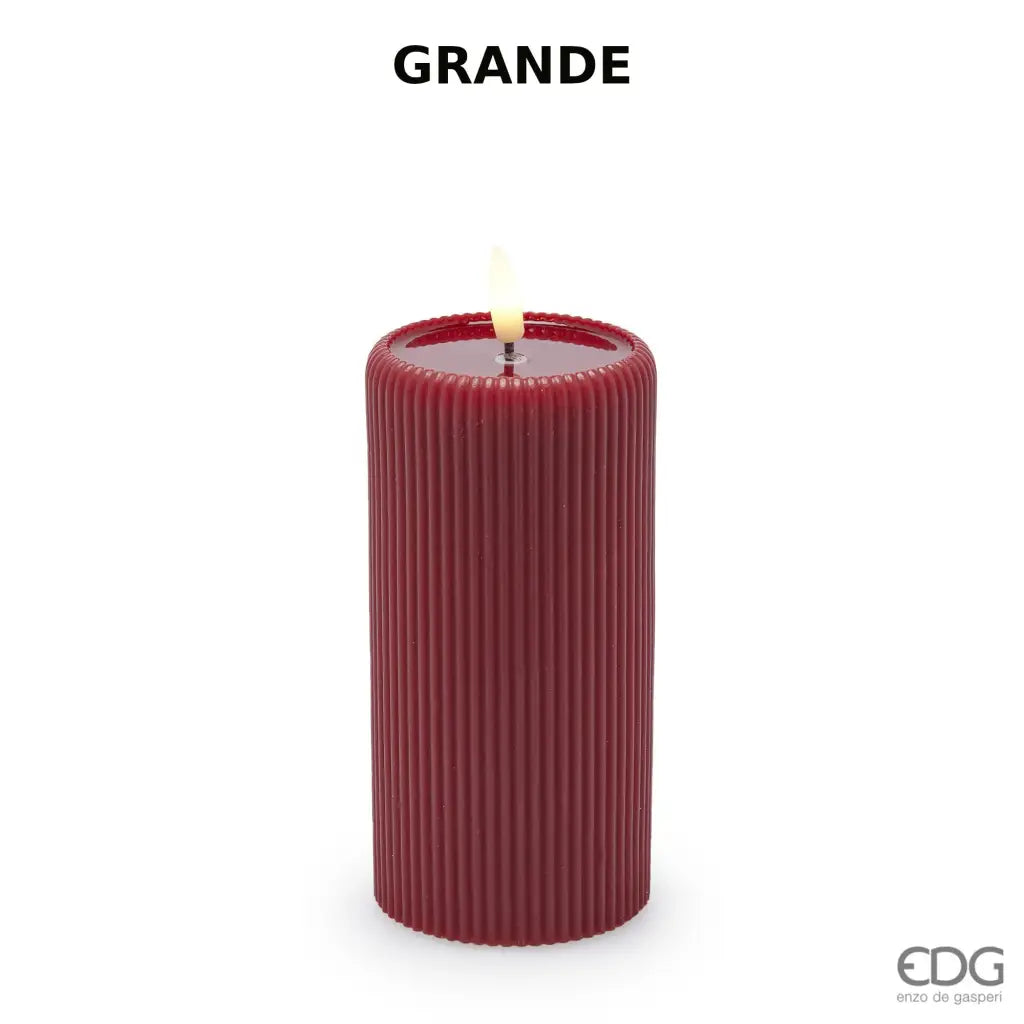 EDG - ENZO DE GASPERI | Candela led a batteria Lounge Rosso