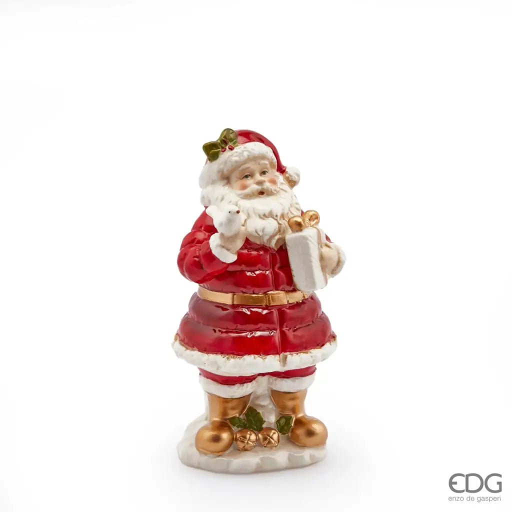 EDG - ENZO DE GASPERI | Decoro Babbo Natale h 18 cm | EDG