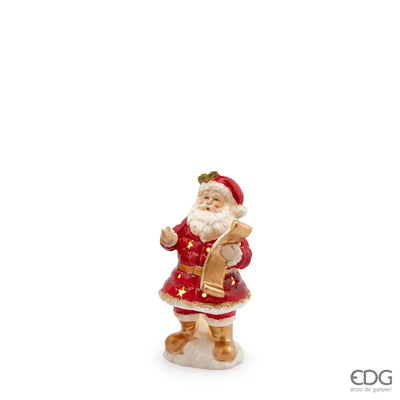 EDG - ENZO DE GASPERI | Decoro led Babbo Natale h 13 cm