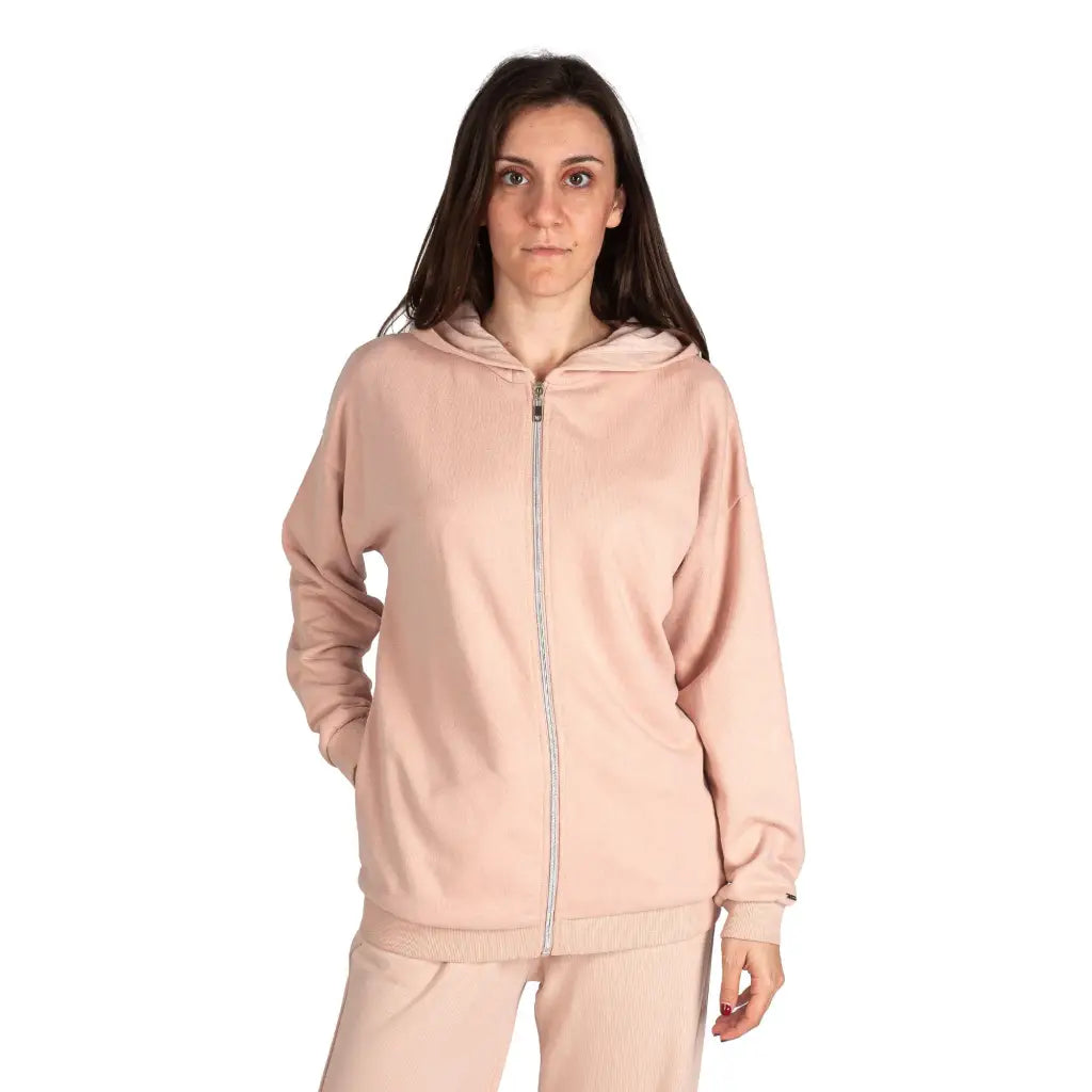 FRATELLI CAMPAGNOLO | Felpa donna con zip con cappuccio