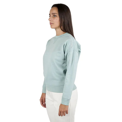 GRABS | Felpa donna paricollo oversize in cotone felpato