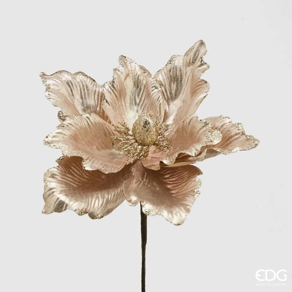 EDG - ENZO DE GASPERI | Fiore magnolia metallizata