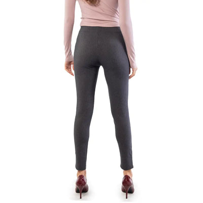 SI E’ LEI | Leggins lungo donna basic in fantasia gessata