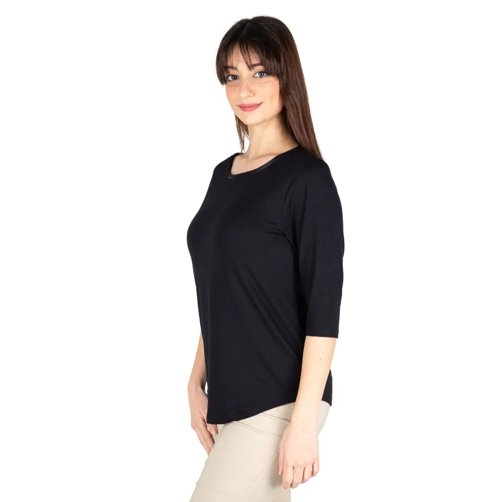 MARIOTTI LAB | Maglia donna sottogiacca con manica a 3/4