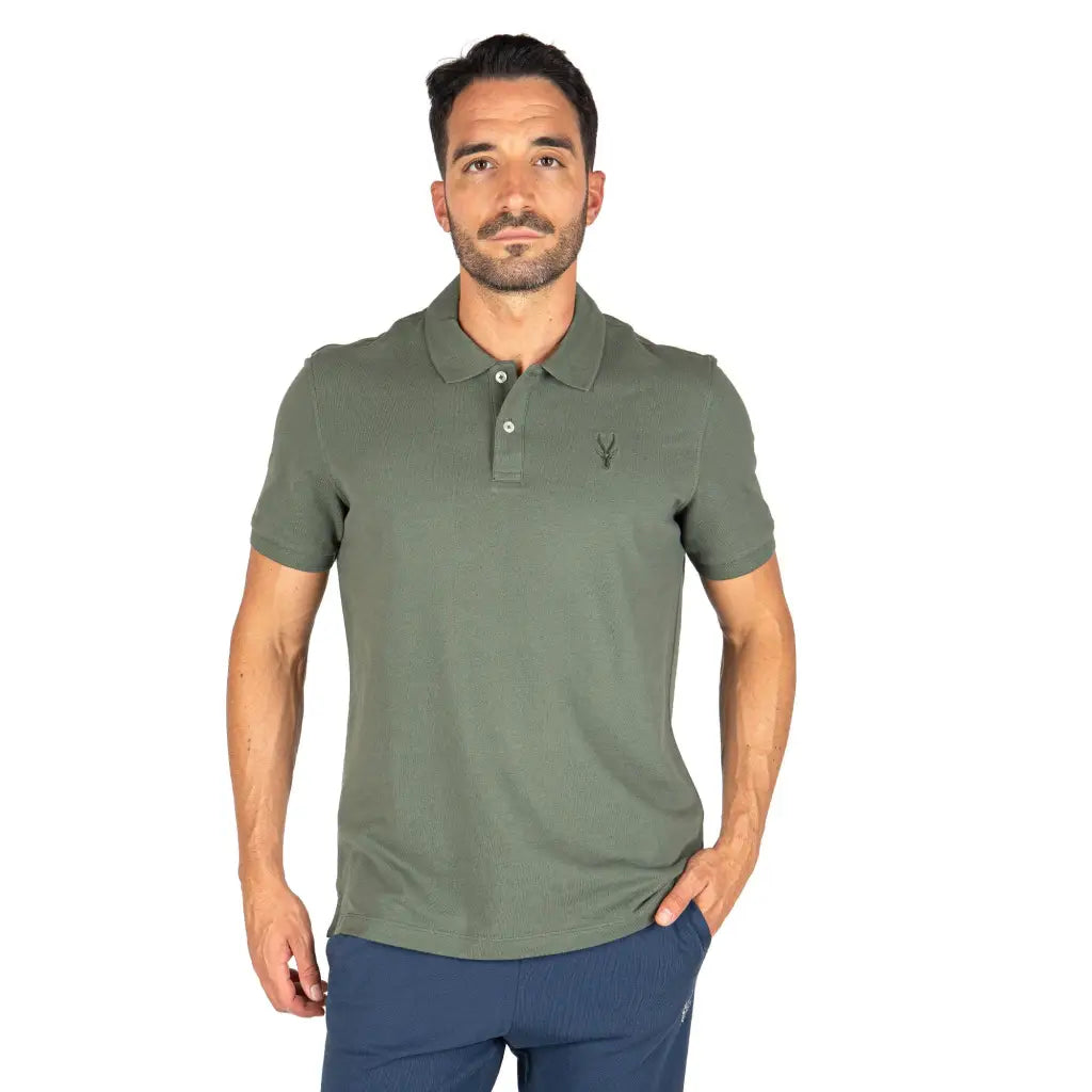 GRABS | POLO UOMO MEZZA MANICA IN COTONE PIQUE’ BIOLOGICO