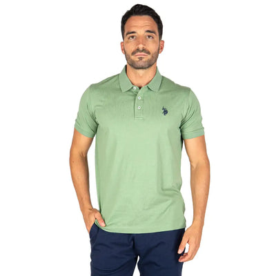 U.S. POLO ASSN. | polo uomo mezza manica in jersey