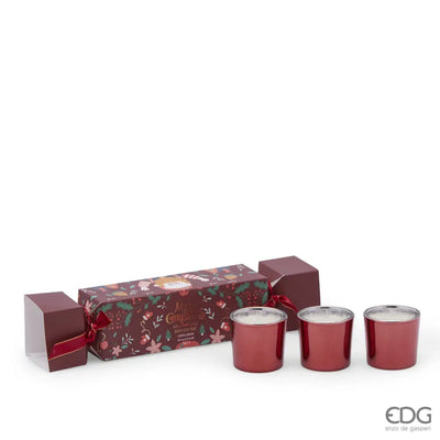 EDG - ENZO DE GASPERI | Set di 3 candele Joyful Cinnamon h