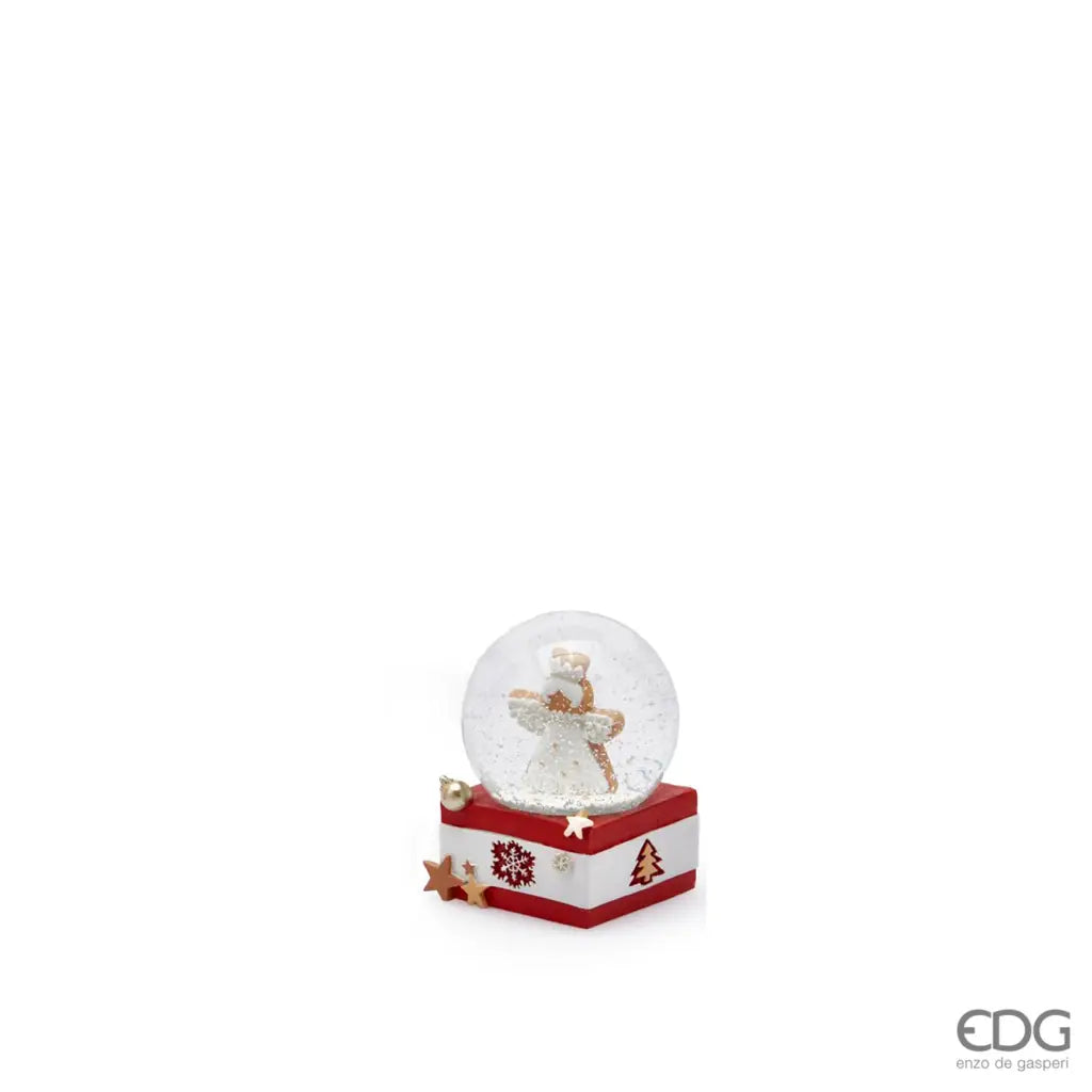 EDG - ENZO DE GASPERI | Sferacqua Babbo Natale h 9 cm d 6,5