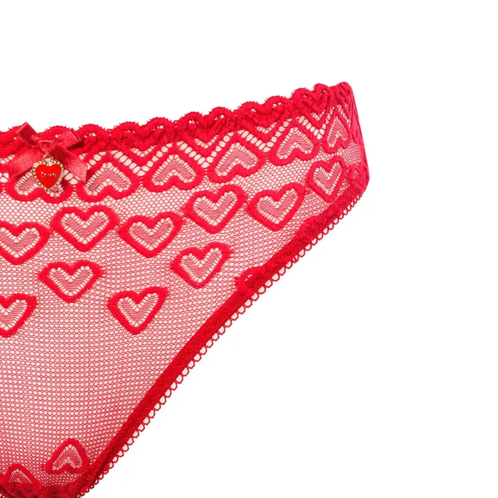 VERDISSIMA | Slip in pizzo con cuori Seduction Heart