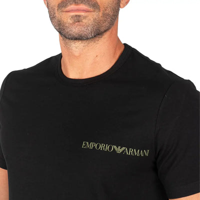 EMPORIO ARMANI | T-SHIRT UOMO A PARICOLLO A MEZZA MANICA