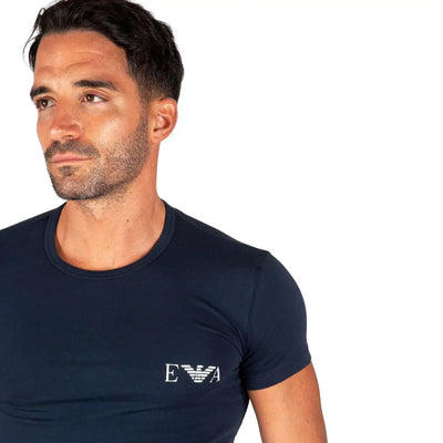 EMPORIO ARMANI | T-SHIRT UOMO A PARICOLLO A MEZZA MANICA