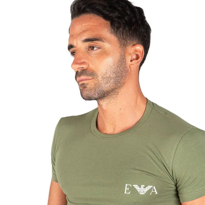 EMPORIO ARMANI | T-SHIRT UOMO A PARICOLLO A MEZZA MANICA