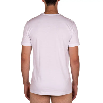 RAGNO | T-Shirt uomo mezza manica paricollo in 100% Cotone