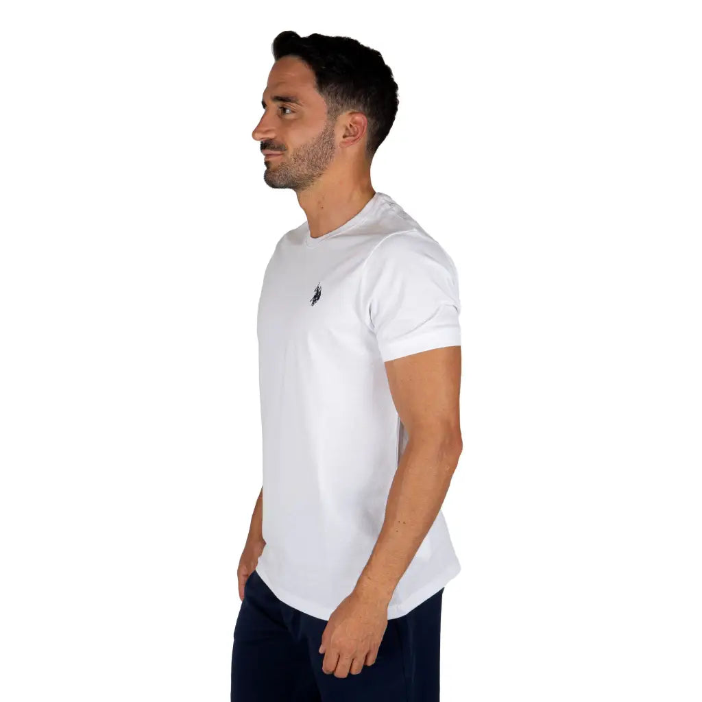 U.S. POLO ASSN. | T-shirt uomo paricollo a mezza manica