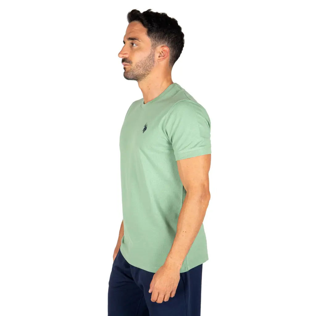 U.S. POLO ASSN. | T-shirt uomo paricollo a mezza manica