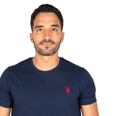 U.S. POLO ASSN. | T-shirt uomo paricollo a mezza manica